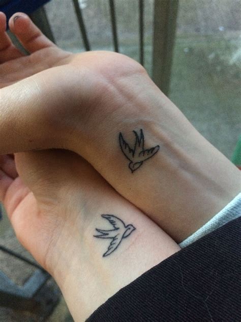 friends matching tattoos small|small friendship tattoos for girls.